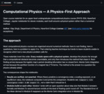 Computational Physics: A Physics-First Approach by Vijay Singh